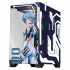 Gabinete Xtreme PC Gaming Evangelion 00 Comic, Mini-Tower, Micro-ATX/Mini-ITX, USB 2.0/3.0, sin Fuente, 5 Ventiladores Instalados, Azul - Imagen adicional 1