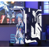 Gabinete Xtreme PC Gaming Evangelion 00 Comic, Mini-Tower, Micro-ATX/Mini-ITX, USB 2.0/3.0, sin Fuente, 5 Ventiladores Instalados, Azul - Imagen adicional 2