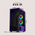 Gabinete Xtreme PC Gaming Evangelion 01 Comic, Midi-Tower, ATX/Micro-ATX/Mini-ITX, USB 2.0/3.0, con Fuente de No disponible, 4 Ventiladores Instalados, Morado - Imagen adicional 6