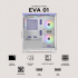 Gabinete Xtreme PC Gaming Evangelion 01 Comic, Mini-Tower, Micro-ATX/Mini-ITX, USB 2.0/3.0, sin Fuente, 4 Ventiladores Instalados, Morado - Imagen adicional 6