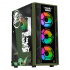 Gabinete Xtreme PC Gaming MG-23143, Midi-Tower, ATX/Micro-ATX/Mini-ITX, USB 2.0/3.0, sin Fuente, 4 Ventiladores Instalados, Verde  1