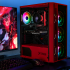 Gabinete Xtreme PC Gaming Kronos, Midi-Tower, ATX/Micro-ATX/Mini-ITX, USB 2.0/3.0, sin Fuente, 4 Ventiladores Instalados, Rojo  6