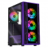 Gabinete Xtreme PC Gaming Kronos, Midi-Tower, ATX/Micro-ATX/Mini-ITX, USB 2.0/3.0, sin Fuente, 4 Ventiladores Instalados, Morado  1