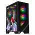 Gabinete Xtreme PC Gaming Loong:Nia, Midi-Tower, ATX/Micro-ATX/Mini-ITX, USB 3.0, sin Fuente, 6 Ventiladores Instalados, Negro
