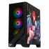 Gabinete Xtreme PC Gaming Loong:Nia, Midi-Tower, ATX/Micro-ATX/Mini-ITX, USB 3.0, sin Fuente, 6 Ventiladores Instalados, Negro - Imagen adicional 1