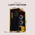 Gabinete Xtreme PC Gaming Luffy Edition, Midi-Tower, ATX/Micro-ATX/Mini-ITX, USB 2.0/3.0, sin Fuente, 4 Ventiladores Instalados, Amarillo - Imagen adicional 6