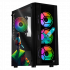 Gabinete Xtreme PC Gaming Minecraft Steve Edition, Midi-Tower, ATX/Micro-ATX/Mini-ITX, USB 2.0/3.0, sin Fuente, 4 Ventiladores Instalados, Negro