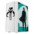 Gabinete Xtreme PC Gaming Mandalorian Green V2, Micro-Tower, Micro-ATX/Mini-ITX, USB 2.0, sin Fuente, 3 Ventiladores Instalados, Blanco  2