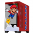 Gabinete Xtreme PC Gaming Mario Galaxy Edition, Mini-Tower, Micro-ATX/Mini-ITX, USB 2.0/3.0, sin Fuente, 5 Ventiladores Instalados, Rojo - Imagen adicional 1