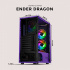 Gabinete Xtreme PC Gaming Minecraft Ender Dragon, Midi-Tower, ATX/Micro-ATX/Mini-ITX, USB 2.0/3.0, sin Fuente, 4 Ventiladores Instalados, Morado - Imagen adicional 6