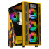 Gabinete Xtreme PC Gaming Mortal Kombat Edition, Midi-Tower, ATX/Micro-ATX/Mini-ITX, USB 2.0/3.0, sin Fuente, 4 Ventiladores Instalados, Amarillo