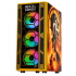 Gabinete Xtreme PC Gaming Mortal Kombat Edition, Midi-Tower, ATX/Micro-ATX/Mini-ITX, USB 2.0/3.0, sin Fuente, 4 Ventiladores Instalados, Amarillo - Imagen adicional 1