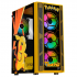 Gabinete Xtreme PC Gaming Pikachu Edition, Midi-Tower, ATX/Micro-ATX/Mini-ITX, USB 2.0/3.0, sin Fuente, 4 Ventiladores Instalados, Amarillo - Imagen adicional 1