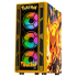 Gabinete Xtreme PC Gaming Pikachu Edition, Midi-Tower, ATX/Micro-ATX/Mini-ITX, USB 2.0/3.0, sin Fuente, 4 Ventiladores Instalados, Amarillo