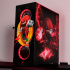 Gabinete Xtreme PC Gaming Sonic Knuckles Ring Edition, Full Tower, ATX/EATX/Micro-ATX/Mini-ITX, USB 2.0/3.0, sin Fuente, 4 Ventiladores Instalados, Negro/Rojo  5