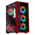 Gabinete Xtreme PC Gaming MG-23059 Ed. Scarlet Dragon, Full Tower, ATX/EATX/Micro-ATX/Mini-ITX, USB 2.0/3.0, sin Fuente, 4 Ventiladores Instalados, Negro/Rojo  1