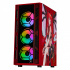 Gabinete Xtreme PC Gaming MG-23059 Ed. Scarlet Dragon, Full Tower, ATX/EATX/Micro-ATX/Mini-ITX, USB 2.0/3.0, sin Fuente, 4 Ventiladores Instalados, Negro/Rojo  2