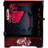 Gabinete Xtreme PC Gaming MG-23059 Ed. Scarlet Dragon, Full Tower, ATX/EATX/Micro-ATX/Mini-ITX, USB 2.0/3.0, sin Fuente, 4 Ventiladores Instalados, Negro/Rojo ― Sin ventiladores ni controladora RGB  4