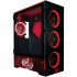 Gabinete Xtreme PC Gaming MG-23059 Ed. Scarlet Dragon, Full Tower, ATX/EATX/Micro-ATX/Mini-ITX, USB 2.0/3.0, sin Fuente, 4 Ventiladores Instalados, Negro/Rojo ― Sin ventiladores ni controladora RGB  1