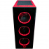 Gabinete Xtreme PC Gaming MG-23059 Ed. Scarlet Dragon, Full Tower, ATX/EATX/Micro-ATX/Mini-ITX, USB 2.0/3.0, sin Fuente, 4 Ventiladores Instalados, Negro/Rojo ― Sin ventiladores ni controladora RGB  2