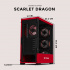 Gabinete Xtreme PC Gaming MG-23059 Ed. Scarlet Dragon, Full Tower, ATX/EATX/Micro-ATX/Mini-ITX, USB 2.0/3.0, sin Fuente, 4 Ventiladores Instalados, Negro/Rojo ― Presenta daño en una bisagra de la tapa lateral.  9