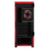 Gabinete Xtreme PC Gaming MG-23059 Ed. Scarlet Dragon, Full Tower, ATX/EATX/Micro-ATX/Mini-ITX, USB 2.0/3.0, sin Fuente, 4 Ventiladores Instalados, Negro/Rojo ― Presenta daño en una bisagra de la tapa lateral.  4