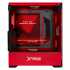 Gabinete Xtreme PC Gaming MG-23059 Ed. Scarlet Dragon, Full Tower, ATX/EATX/Micro-ATX/Mini-ITX, USB 2.0/3.0, sin Fuente, 4 Ventiladores Instalados, Negro/Rojo ― Presenta daño en una bisagra de la tapa lateral.  5
