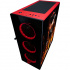 Gabinete Xtreme PC Gaming MG-23060 Edición Shadow, Full Tower, ATX/EATX/Micro-ATX/Mini-ITX, USB 2.0/3.0, sin Fuente, 4 Ventiladores Instalados, Negro/Rojo   3