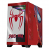 Gabinete Xtreme PC Gaming Spiderman New Day, Mini-Tower, Micro-ATX/Mini-ITX, USB 2.0/3.0, sin Fuente, 5 Ventiladores Instalados, Rojo