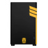 Gabinete Xtreme PC Gaming TUF Edition, Micro-Tower, Micro-ATX/Mini-ITX, USB 3.0, sin Fuente, sin Ventiladores Instalados, Negro/Amarillo  2