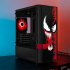 Gabinete Xtreme PC Gaming Venom V3, Micro-Tower, Micro-ATX/Mini-ITX, USB 2.0/3.0, sin Fuente, 3 Ventiladores Instalados, Negro  3