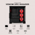 Gabinete Xtreme PC Gaming Venom V2, Midi-Tower, ATX/Micro-ATX/Mini-ITX, USB 3.0, sin Fuente, 5 Ventiladores Instalados, Negro  4