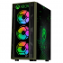 Gabinete Xtreme PC Gaming CXTXBKRDG, Midi-Tower, ATX/Micro-ATX/Mini-ITX, USB 2.0/3.0, sin Fuente, 4 Ventiladores Instalados, Verde - Imagen adicional 1
