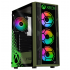 Gabinete Xtreme PC Gaming CXTXBKRDG, Midi-Tower, ATX/Micro-ATX/Mini-ITX, USB 2.0/3.0, sin Fuente, 4 Ventiladores Instalados, Verde