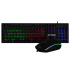 Kit Gamer de Teclado y Mouse Xtreme PC Gaming KXTGK2BKV2, Alámbrico, USB, Negro, Español  1