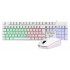Kit Gamer de Teclado y Mouse Xtreme PC Gaming Battle Chief, Alámbrico, USB, Blanco, Español  1
