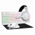 Kit Gamer de Teclado y Mouse Xtreme PC Gaming NA-40010, Alámbrico, USB, Blanco, Español