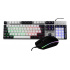 Kit Gamer de Teclado y Mouse Xtreme PC Gaming Battle Chief, Alámbrico, USB, Gris, Español  1