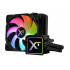 Xtreme PC Gaming LCXTAQ120BK Enfriamiento Líquido para CPU, 1x 120mm, hasta 2200RPM, Negro ― sin caja original y con un tornillo para gabinete diferente  1