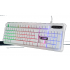 Kit Gamer de Teclado y Mouse Xtreme PC Gaming Battle Master, Alámbrico, USB, Blanco, Español - Imagen adicional 1