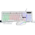 Kit Gamer de Teclado y Mouse Xtreme PC Gaming Battle Master, Alámbrico, USB, Blanco, Español