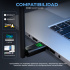 Xtreme PC Gaming Adaptador de Red USB NXT906BK, Inalámbrico, 600 Mbit/s, Doble Banda 2.4/5 GHz - Imagen adicional 2