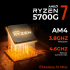 Computadora Xtreme PC Gaming CM-05588, AMD Ryzen 7 5700G, 16GB, 500GB SSD, Wi-Fi, Windows 11 Prueba + Teclado/Mouse/Monitor de 24.5" - Imagen adicional 4