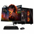 Computadora Gamer Xtreme PC Gaming XTBRR932GB55070MTPB, AMD Ryzen 9 7900X, NVIDIA GeForce RTX 5070, 16GB, 1TB SSD, Wi-Fi, Windows 11 Prueba + Teclado/Mouse/Monitor de 27"