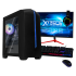 Computadora Gamer Xtreme PC Gaming CM-02810, AMD Ryzen 5 4500 3.60GHz, 16GB, 2TB HDD + 250GB SSD, Wi-Fi, Radeon RX 6500 XT, Windows 10 Prueba, Negro ― incluye Monitor 23.8", Teclado, Mouse y Audífonos  1