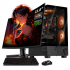 Computadora Gamer Xtreme PC Gaming CM-50232, AMD Ryzen 5 5500, NVIDIA GeForce RTX 4060, 16GB, 1TB SSD, Wi-Fi, Windows 10 Prueba + Teclado/Mouse/Monitor de 23.8"
