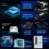 Computadora Xtreme PC Gaming XTPCI316GBHD730MCCW, Intel Core i3-14100, 16GB, 500GB SSD, Wi-Fi, sin Sistema Operativo + Teclado/Mouse/Monitor de 24.5" - Imagen adicional 3