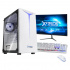 Computadora Gamer Xtreme PC Gaming CM-05410, Intel Core i7-10700 2.90GHz, 16GB, 480GB SSD, WiFi, Windows 10 Prueba, Blanco ― incluye Monitor de 27", Teclado y Mouse  1