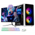 Computadora Xtreme PC Gaming CM-05442, Intel Core i7-12700, 16GB, 500GB SSD, Wi-Fi, Windows 11 Prueba + Teclado/Mouse/Monitor de 27"