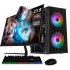 Computadora Xtreme PC Gaming CM-05134, AMD Ryzen 3 3200G, 16GB, 500GB SSD, Wi-Fi, Windows 10 Prueba + Teclado/Mouse/Monitor de 23.8"  1